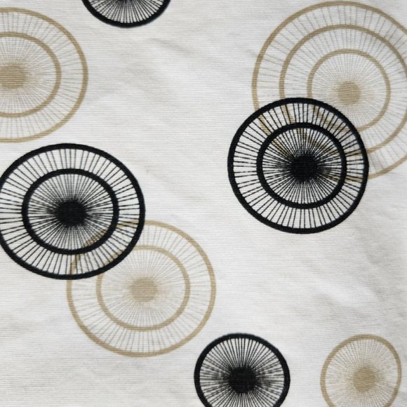 Tweeds black tan and white dress with belt - Picture 3 of 6